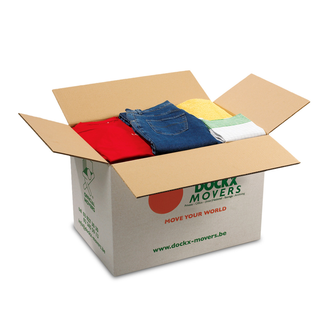 Vente en ligne de cartons pour le linge - Dockx Boxes